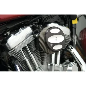 Arlen Ness, kit de filtro de aire Billet Sucker Stage 1. Negro