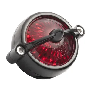 Motone, Luz trasera LED Bel Air. Negro, sin soporte. ECE
