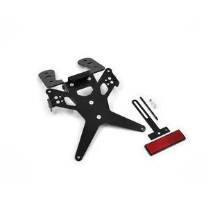 Soporte de matrícula Zieger X-Line negro