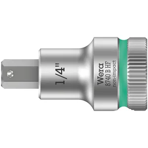 Bit hexagonal Wera Zyklop 3/8" con función de sujeción tallas US