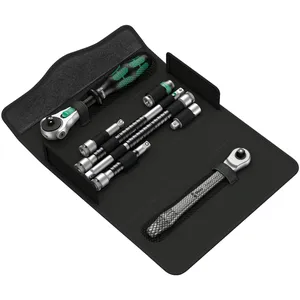 Kit de carracas Wera Zyklop 1/4" MS1 Metal/Speed