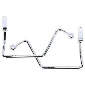 Highway Hawk, kit de soporte para alforjas. Cromado <span style="color: red;font-size: 0,5em">- PEDIDO ESPECIAL -</span>