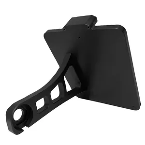 HeinzBikes, soporte lateral para matrícula. Negro