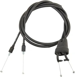 Cable de acelerador con funda de vinilo negro para motocicleta