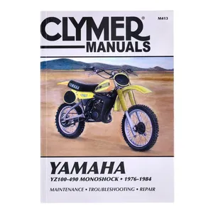 Manual de servicio Clymer, Yamaha YZ100-490 Monoshock