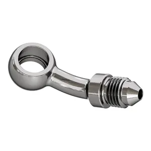 Conector Banjo Goodridge 3/8", 20 grados, 10mm. Acero inoxidable