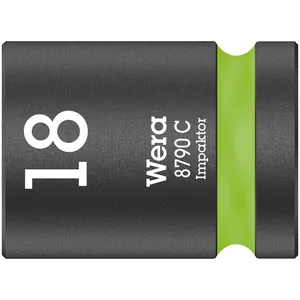 Wera, Impaktor dado de 1/2" tamaño 18