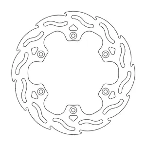 Rotor de freno serie Flame de Moto-Master