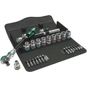 Kit de trinquete rápido Wera Zyklop de 1/2" - Medidas métricas