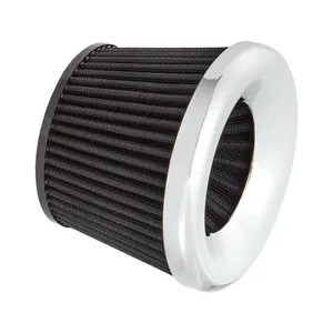 Arlen Ness, elemento filtrante repuesto Velocity 65°/90°. Cromado