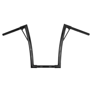 Burly, manillar Louie de 1-1/4", 16" de elevación. Negro