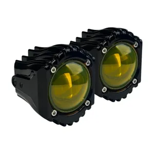 Custom Dynamics, luces antiniebla LED Shark Demon. Amarillo