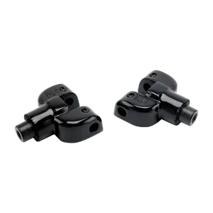 Kuryakyn, adaptador negro para estribo/plataforma de pasajero con estrías
