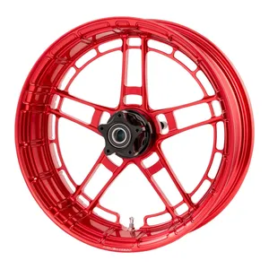 Arlen Ness, llanta fatline 21x 5.5". Rojo