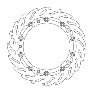 Rotor de freno flotante serie Flame de Moto-Master