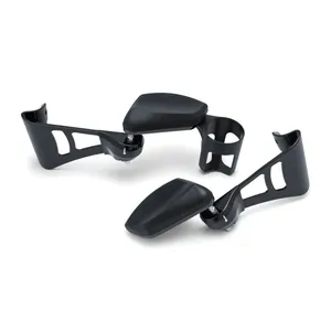 Kuryakyn, juego de reposabrazos para pasajero. Negro brillante