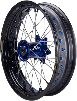 Rueda Elite de motocicleta custom americana con acabado metálico