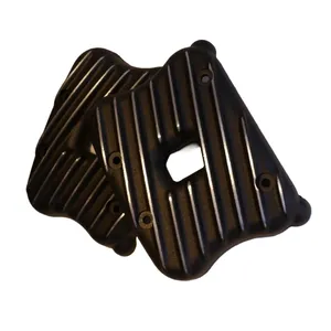 Juego de tapas de balancines EMD, Sportster Ribster. Negra con corte