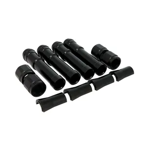 Dippert, juego de tapas de varillas de empuje de aluminio Twin Cam. Negro