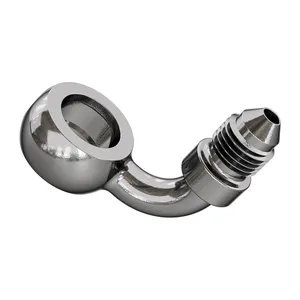 Adaptador banjo Goodridge de 90° para uso con perno M12