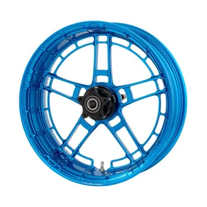 Arlen Ness, llanta fatline 18 x 5.5". Azul