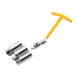 Llave de bujías en T, con casquillos de 16/18/21mm
