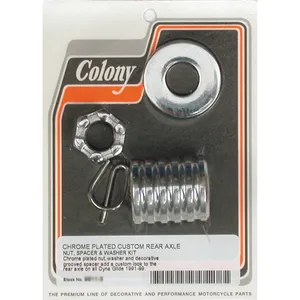 Kit de separadores de eje Colony trasero, estriado