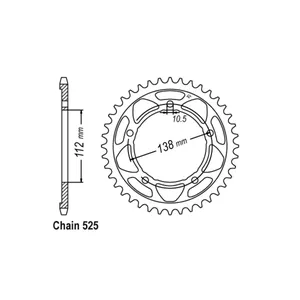 Piñón trasero JT 1877.41