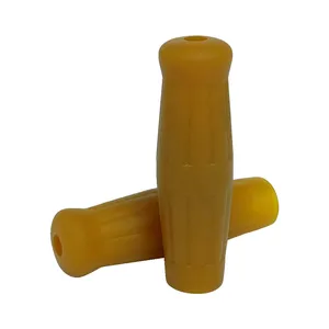 Empuñaduras estilo vintage 7/8" marrón caramelo