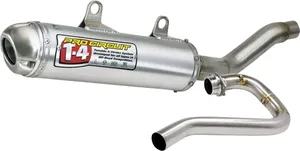 Système d'échappement T-4 - acier inoxydable alu ATV