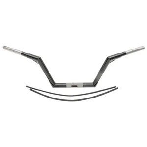 Trask, manubrio V-Line de 1-1/4" con elevación de 2". Negro