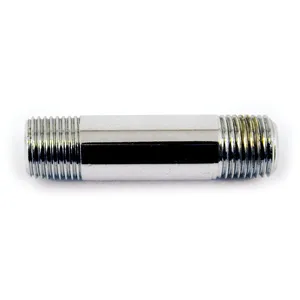Racor de varilla de aceite, tubo de extensión de 1-1/2", 1/8" NPT. Cromado