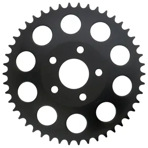 Piñón trasero, negro. 46t