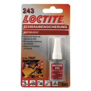 Loctite 243 azul, fijador de roscas 5cc