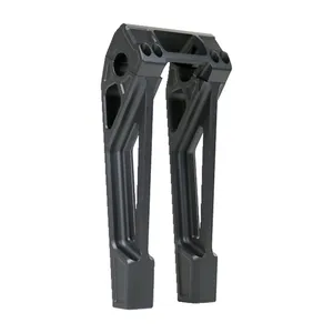 Kodlin, elevadores Fastback para velocímetro digital OEM. 10". Negro