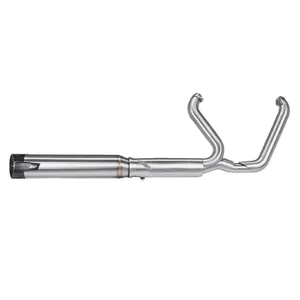 Zard, sistema de escape Softail Euro 5+ 2-1. Acero inoxidable satinado