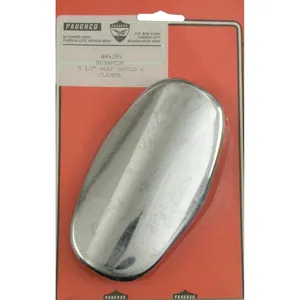 Paughco, protector de calor ovalado / guardabotas. 5-1/2". Cromado
