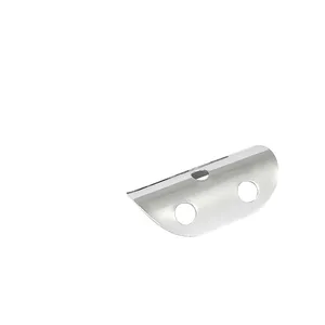 Protector térmico universal con agujeros de bala, 4" de largo, cromado