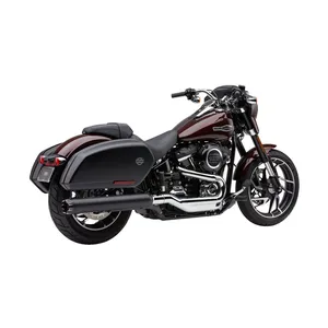 Cobra, silenciador slip-on Dual Cut de 4". Negro