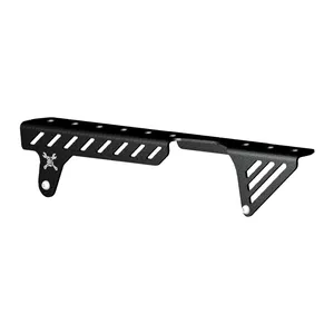 Protector de cadena Burly, corte diagonal. Negro