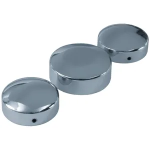 Juego de tapas de tuerca de triple árbol. Cromo