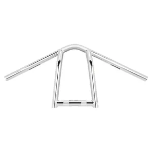 Manillar Burly, The Jim de 1" con 11" de alto. Cromado