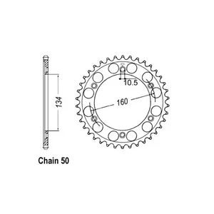 Piñón trasero JT 1306.42