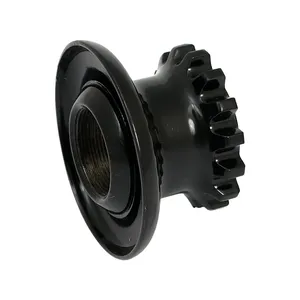 Tuerca de corona de dirección, horquillas Springer. Negro