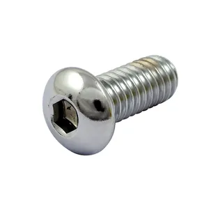Perno de cabeza cilíndrica cromado 5/16-18 x 3/4 pulgadas <span style="color: red;font-size: 0,5em">- PEDIDO ESPECIAL -</span>