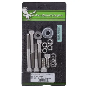 Kit de tornillos de montaje del motor, allen de acero inoxidable