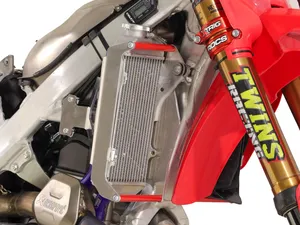 Par de refuerzos de radiador para motocicleta Harley-Davidson