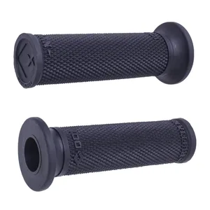 ODI, V-Twin Ruffian Grip de una sola capa. Negro
