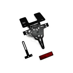 Soporte de matrícula Zieger Pro negro