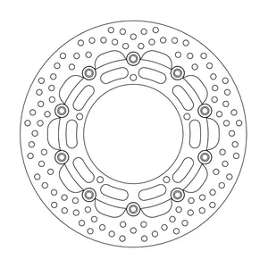 Rotor de freno flotante serie Halo de Moto-Master